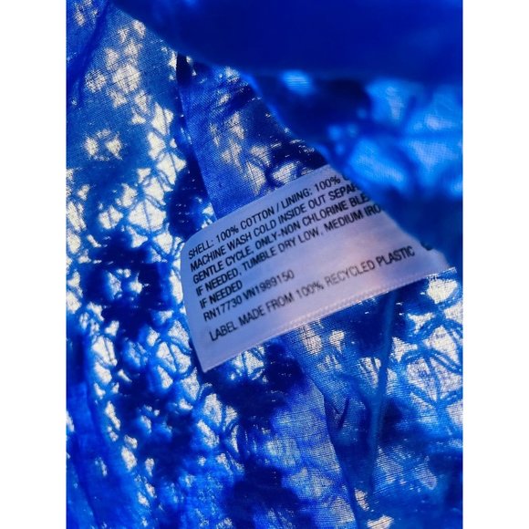 A New Day Women's Dress Small Crochet Midi Halter Blue Sleeveless Sundress New - Picture 14 of 15